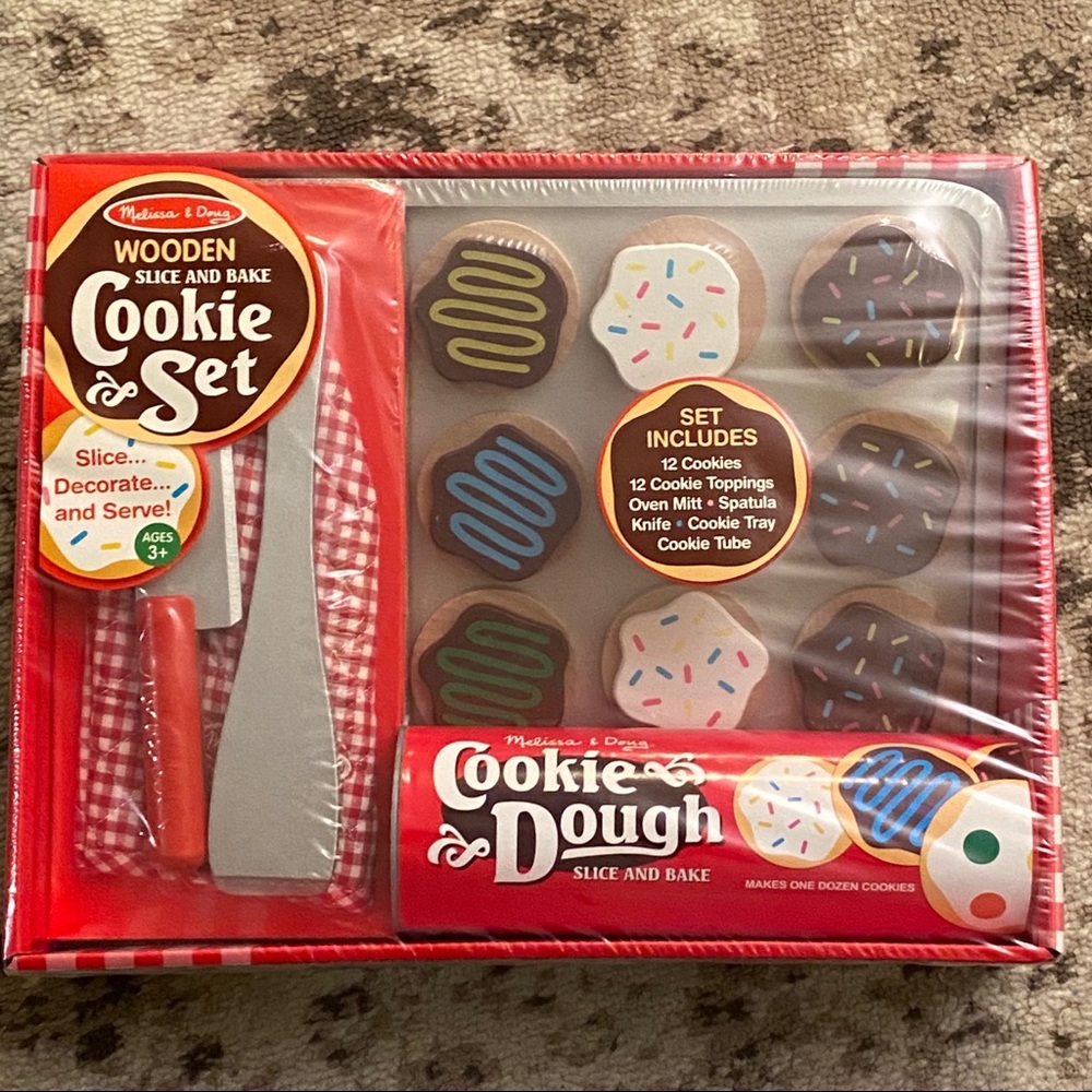 Melissa & Doug Wooden Slice and Bake Cookie Set